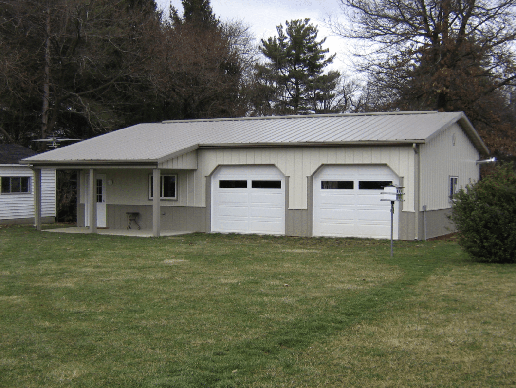 Continuous Roof Pitch Porch