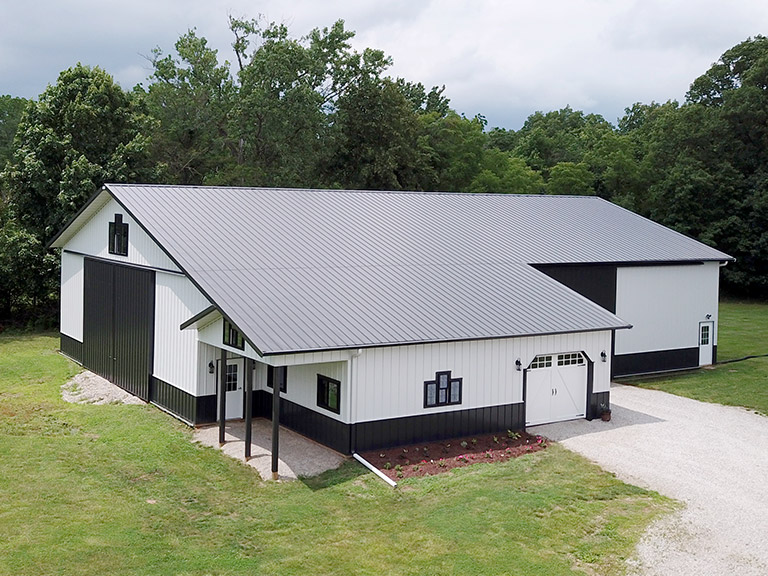 Barn Built For Equipment and Machine Storage