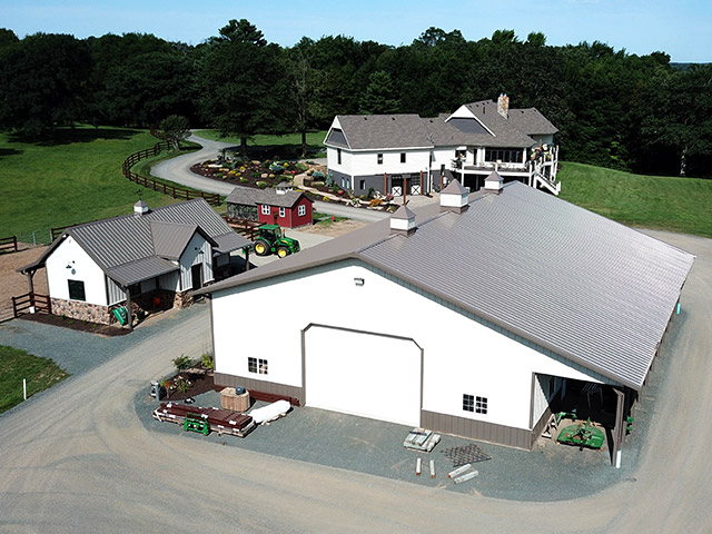 Post-Frame Buildings on Farm Land