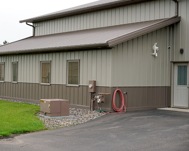 Exterior of Airplane Hanger