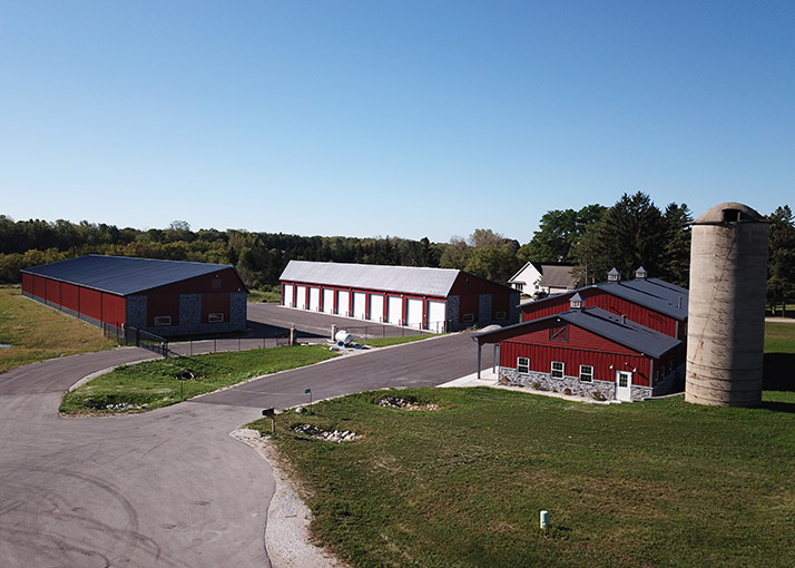 Multiple Storage Buildings on Farm Property