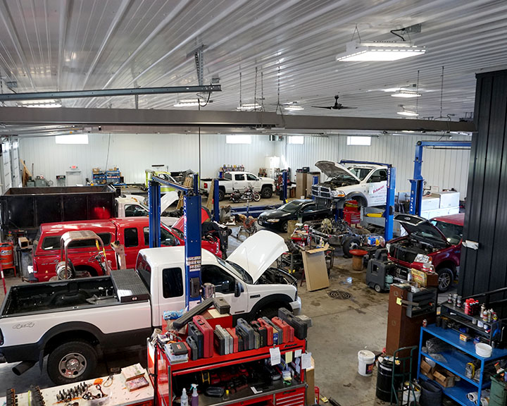 Interior of Auto Shop