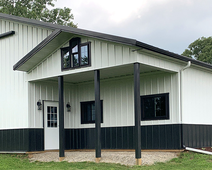 Post-Frame Equipment and Storage Building