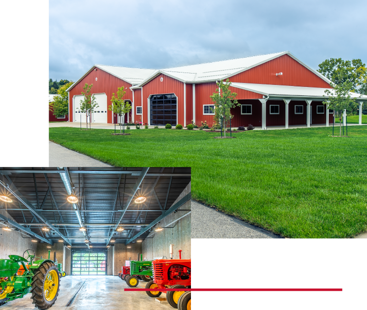 Barn For Tractor Storage By Walters Buildings Barn For Tractor Storage By Walters Buildings