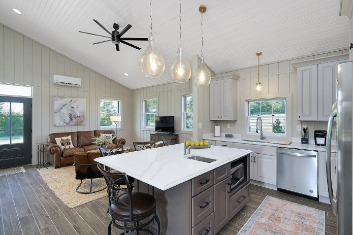 Kitchen in the Living Quarters of the Barn