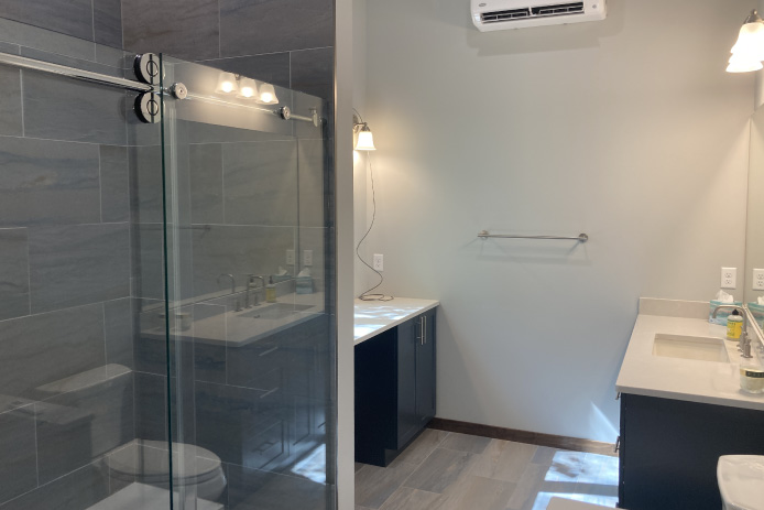 Bathroom With Walk In Shower