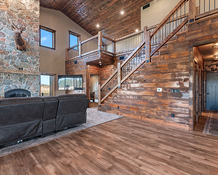 Interior of Barndominium