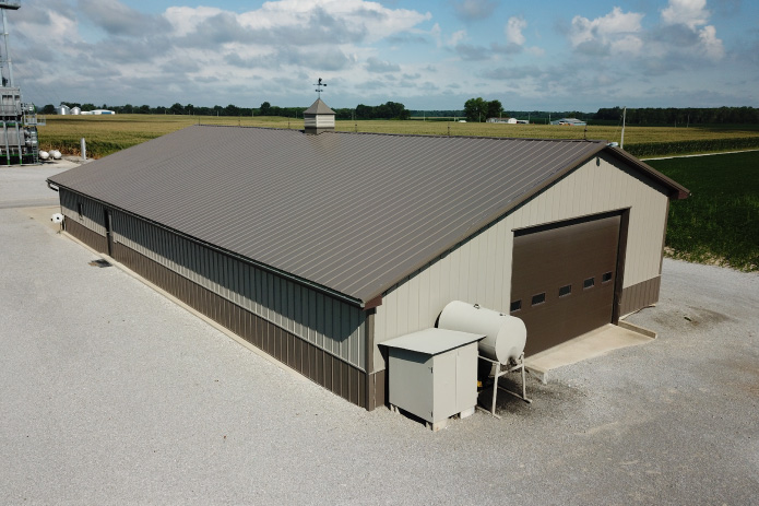 Grain Farm Barn by Walters Buildings