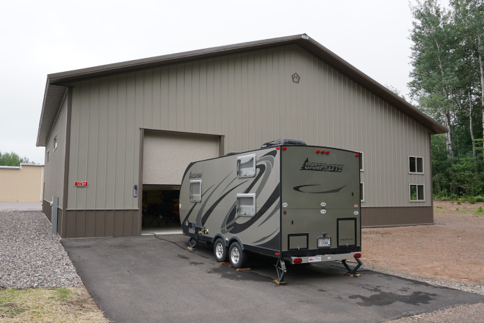 Large Storage Bays that can Fit an RV