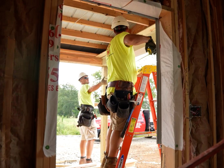 Walters Buildings Crew Working On-Site