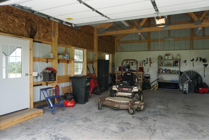Interior of the Garage