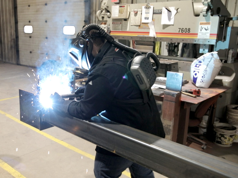 Welding a Steel Frame