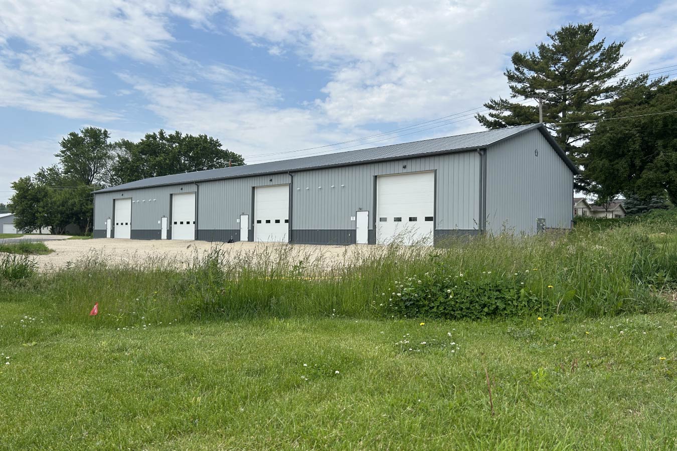 Each Business Condo comes with 14' x 14" overhead door and private walk door.