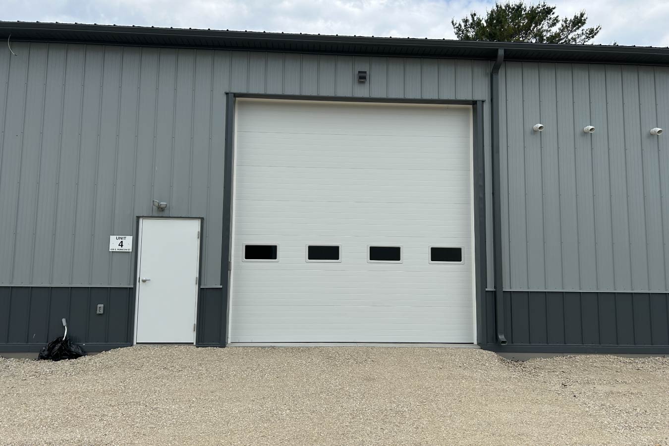 Overhead Door and Entrance