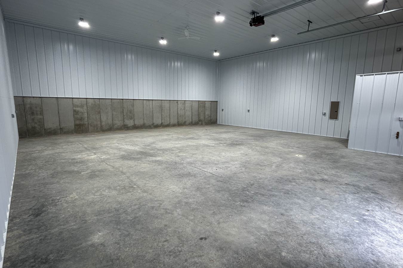 Each 1,700 sq. ft. unit features tall ceilings, in-floor heat, private restroom, and clean steel interior—built for small business success.