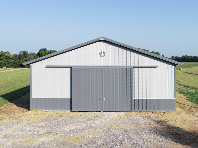 Shed With Sliding Barn Doors