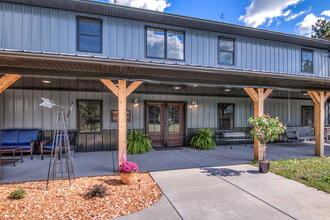 Front Porch from Sidewalk