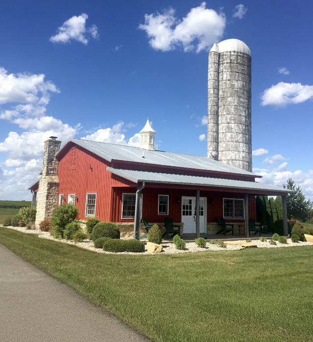 Pole Barn House with Silo in Crestwood Kentucky Pole Barn House with Silo in Crestwood Kentucky