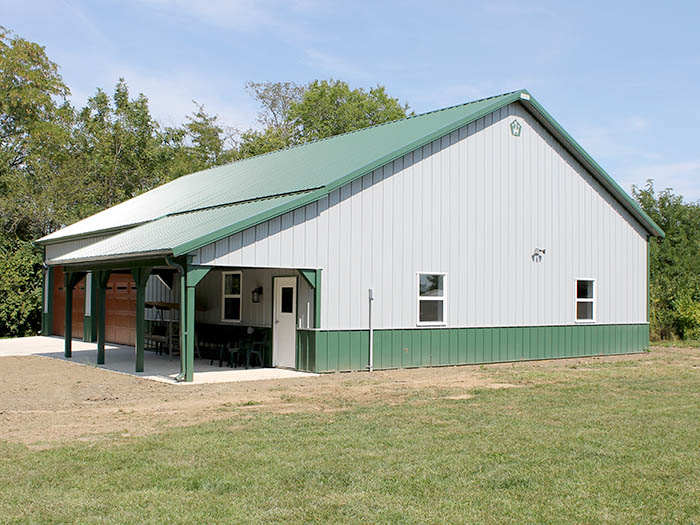 Steel Post Frame Workshop Urbana, Ohio